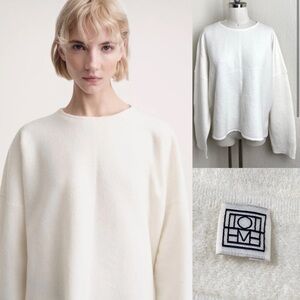 Toteme felted merino knit